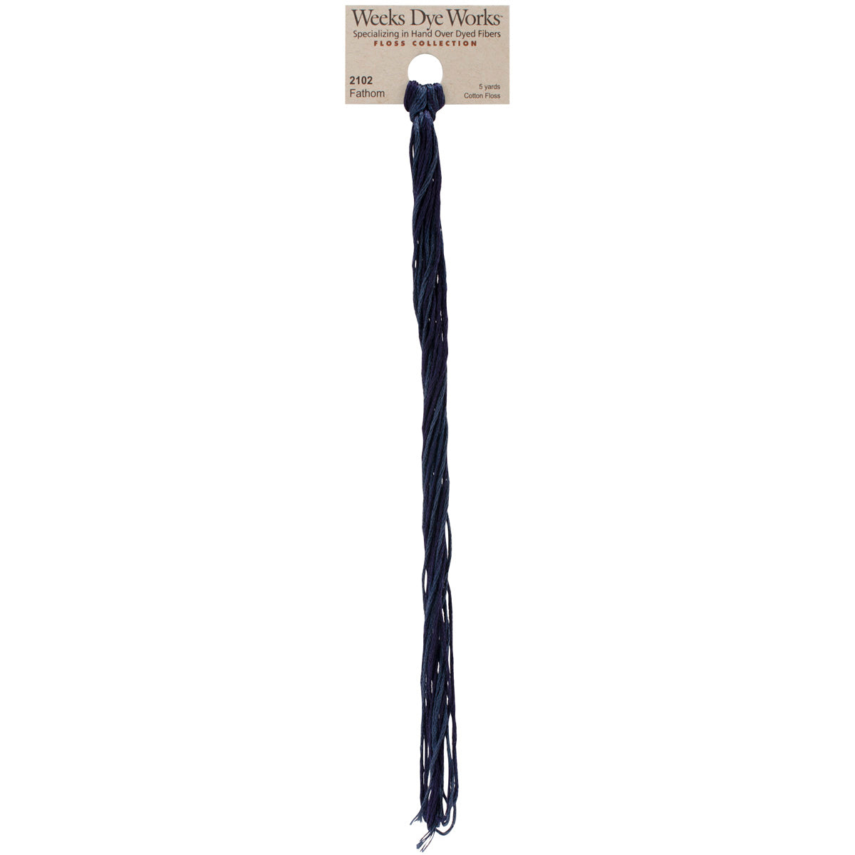 Weeks Dye Works 6-Strand Embroidery Floss 5yd-Fathom