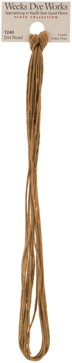 Weeks Dye Works 6-Strand Embroidery Floss 5yd-Dirt Road