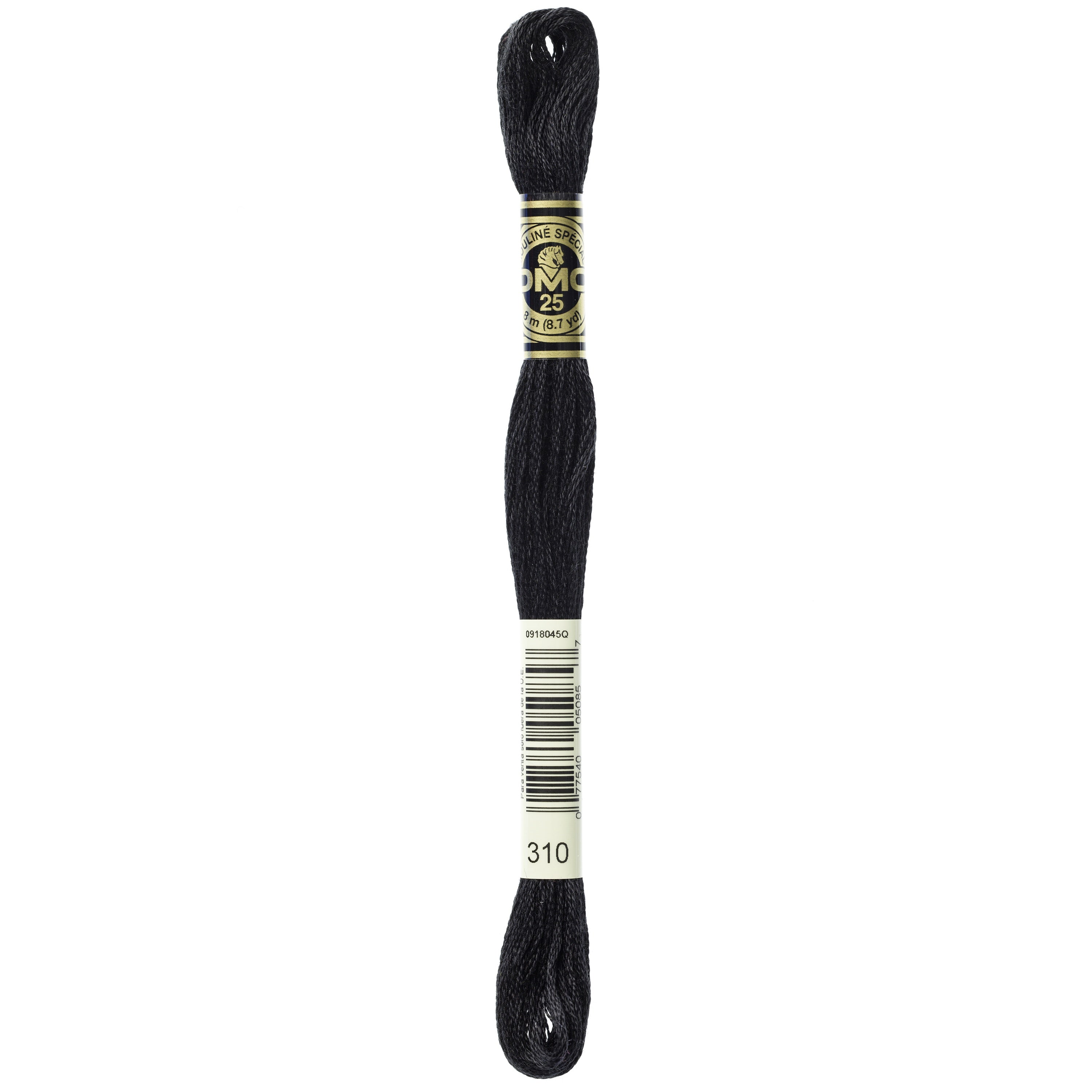 DMC 6-Strand Embroidery Cotton 8.7yd Black