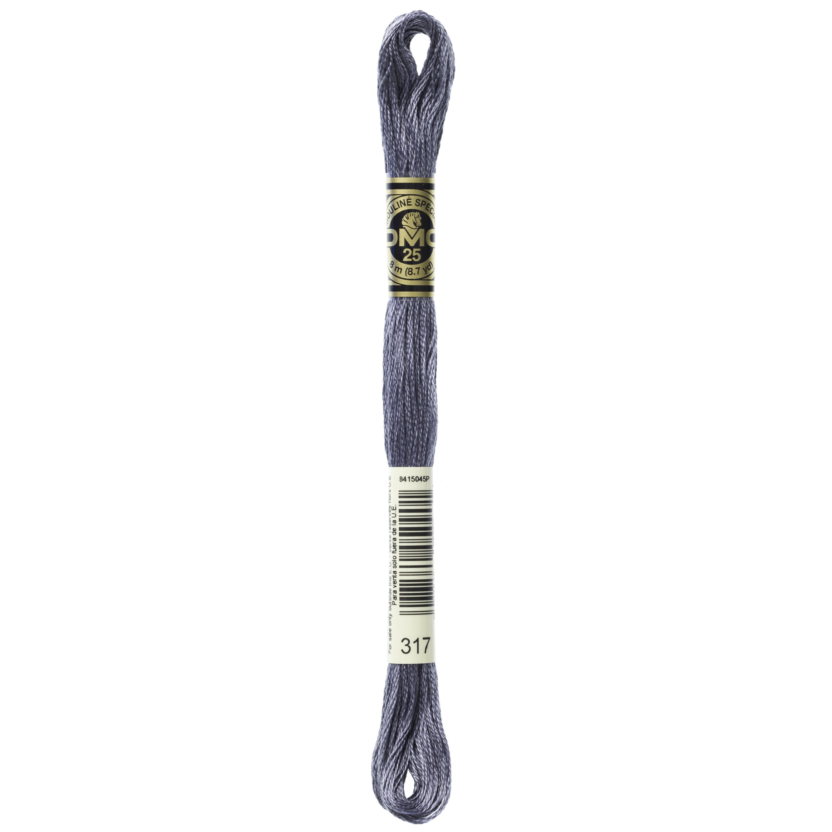 DMC 6-Strand Embroidery Cotton 8.7yd Pewter Gray