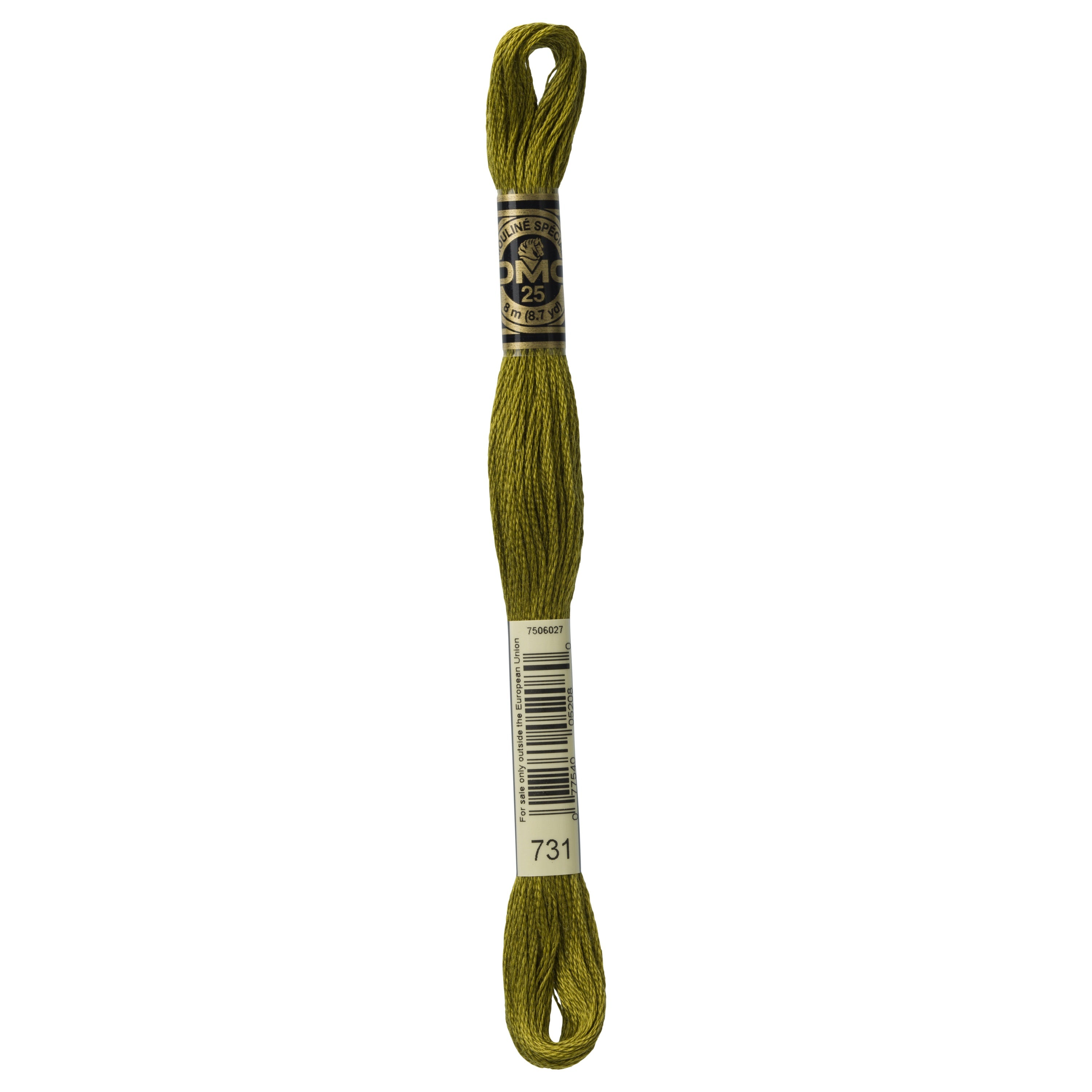 DMC 6-Strand Embroidery Cotton 8.7yd Dark Olive Green