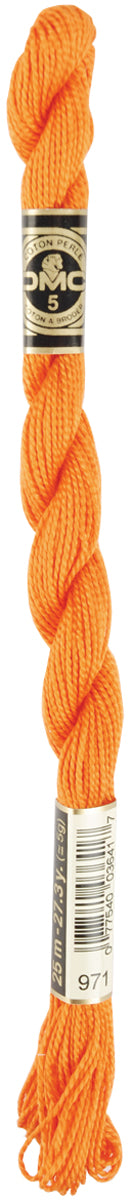 DMC Pearl Cotton Skein Size 5 27.3yd Pumpkin