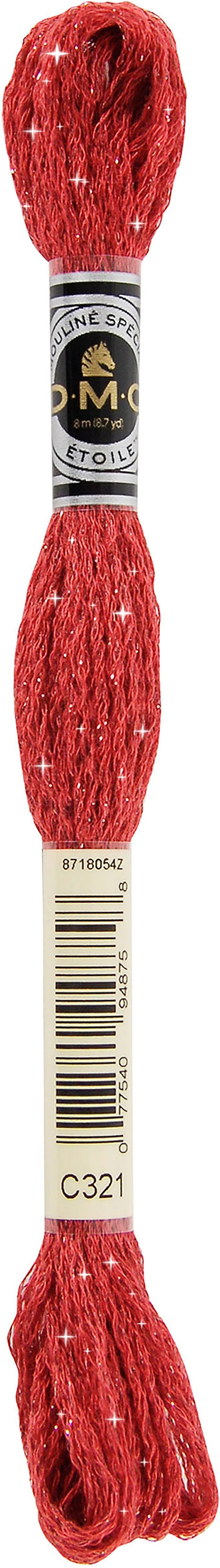 DMC 6-Strand Etoile Embroidery Floss 8.7yd Red