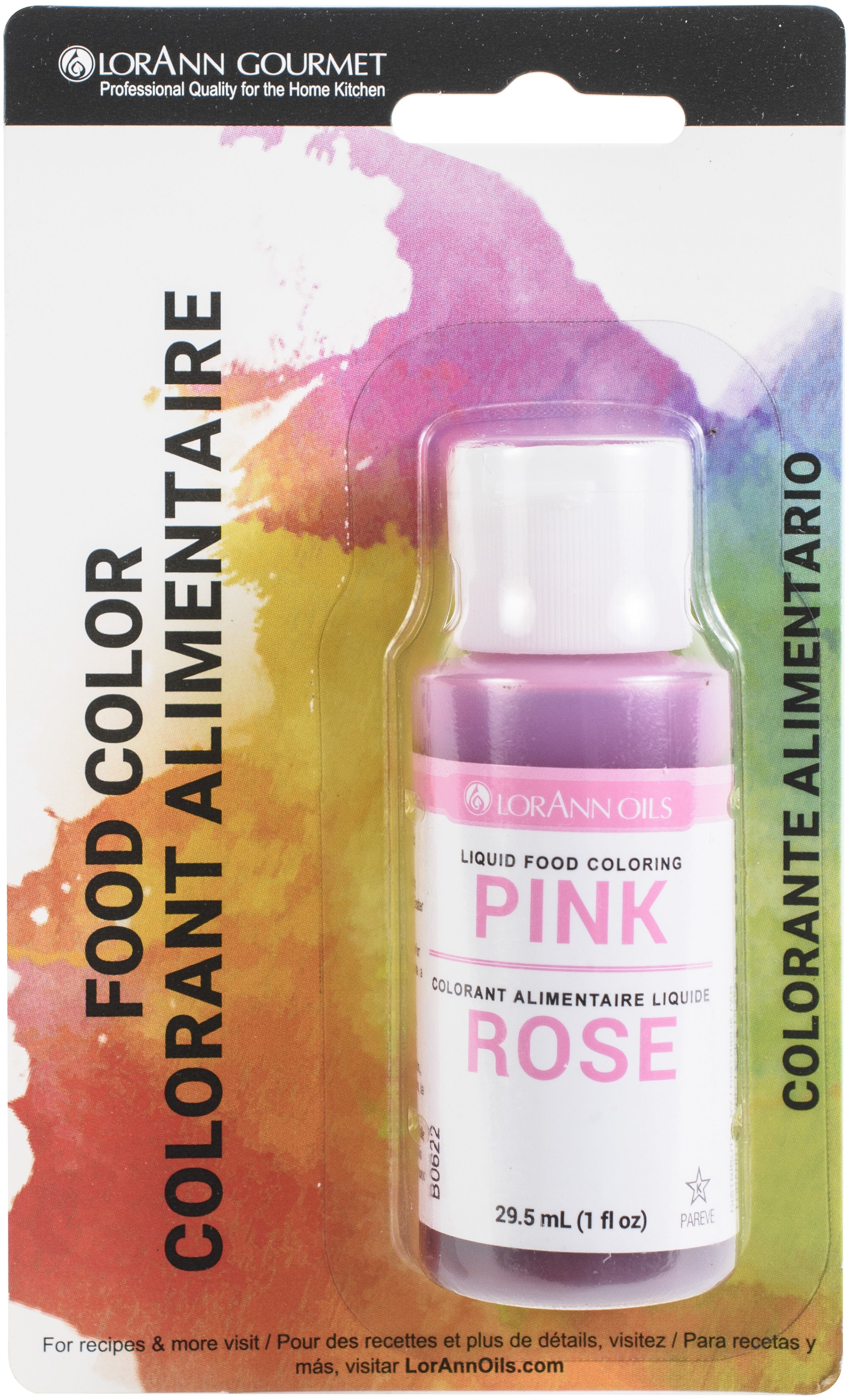Liquid Food Color 1oz Pink