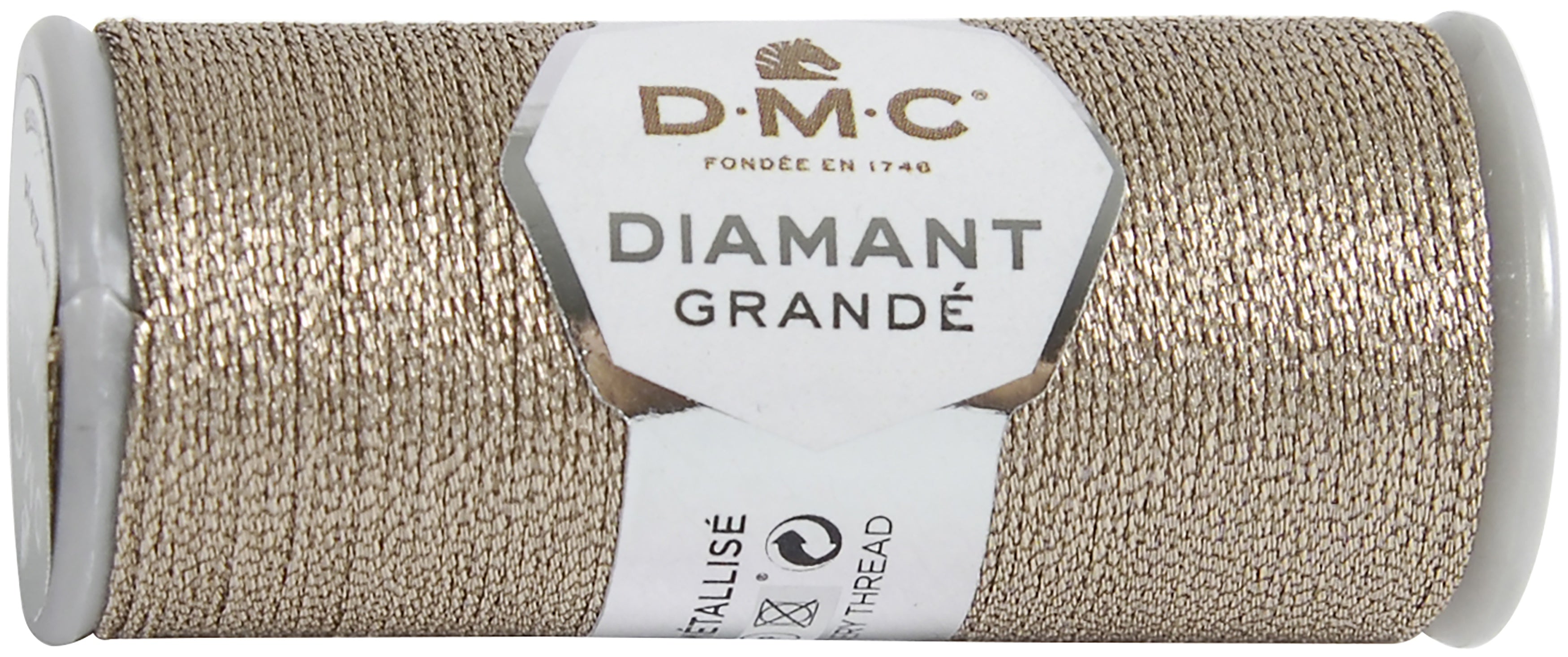 DMC Diamant Grande Metallic Thread 21.8yd Old Rose