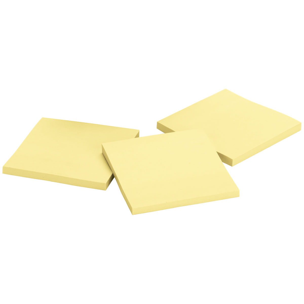 Post-It Super Sticky Notes 3"X3" 3/Pkg Canary Yellow