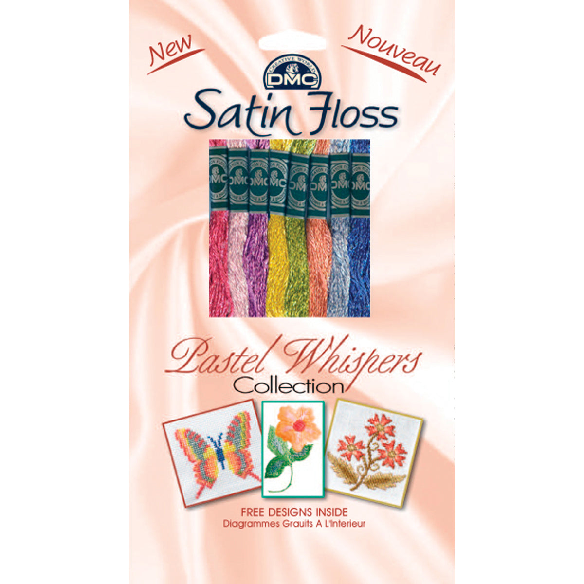 DMC Satin Floss Collection Pack 8.7yd 8/Pkg Pastel Whispers