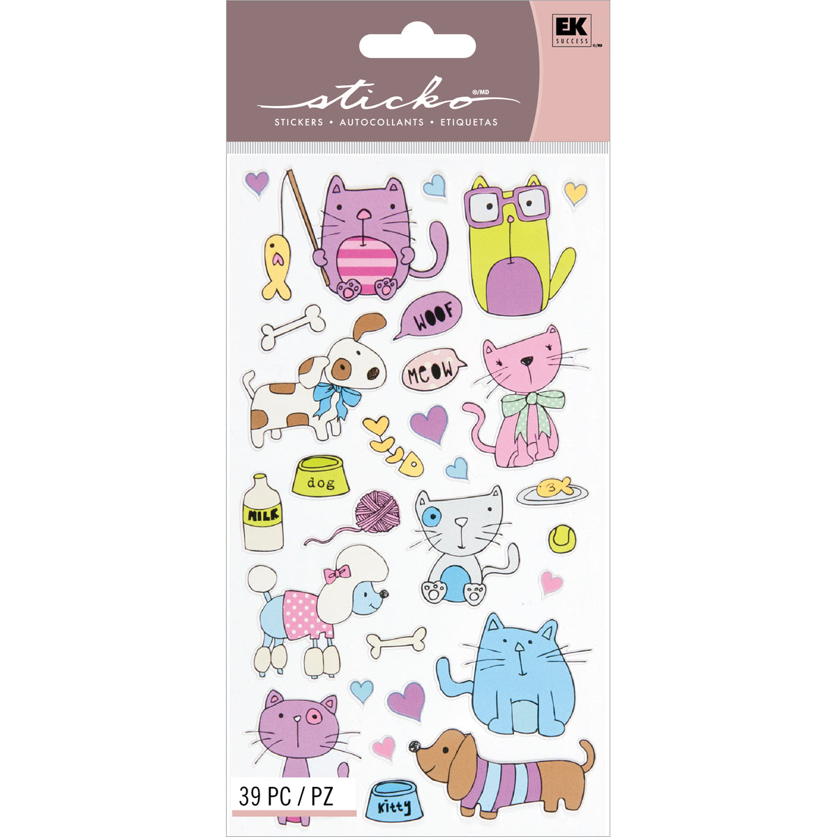 Sticko Stickers Cats & Dogs