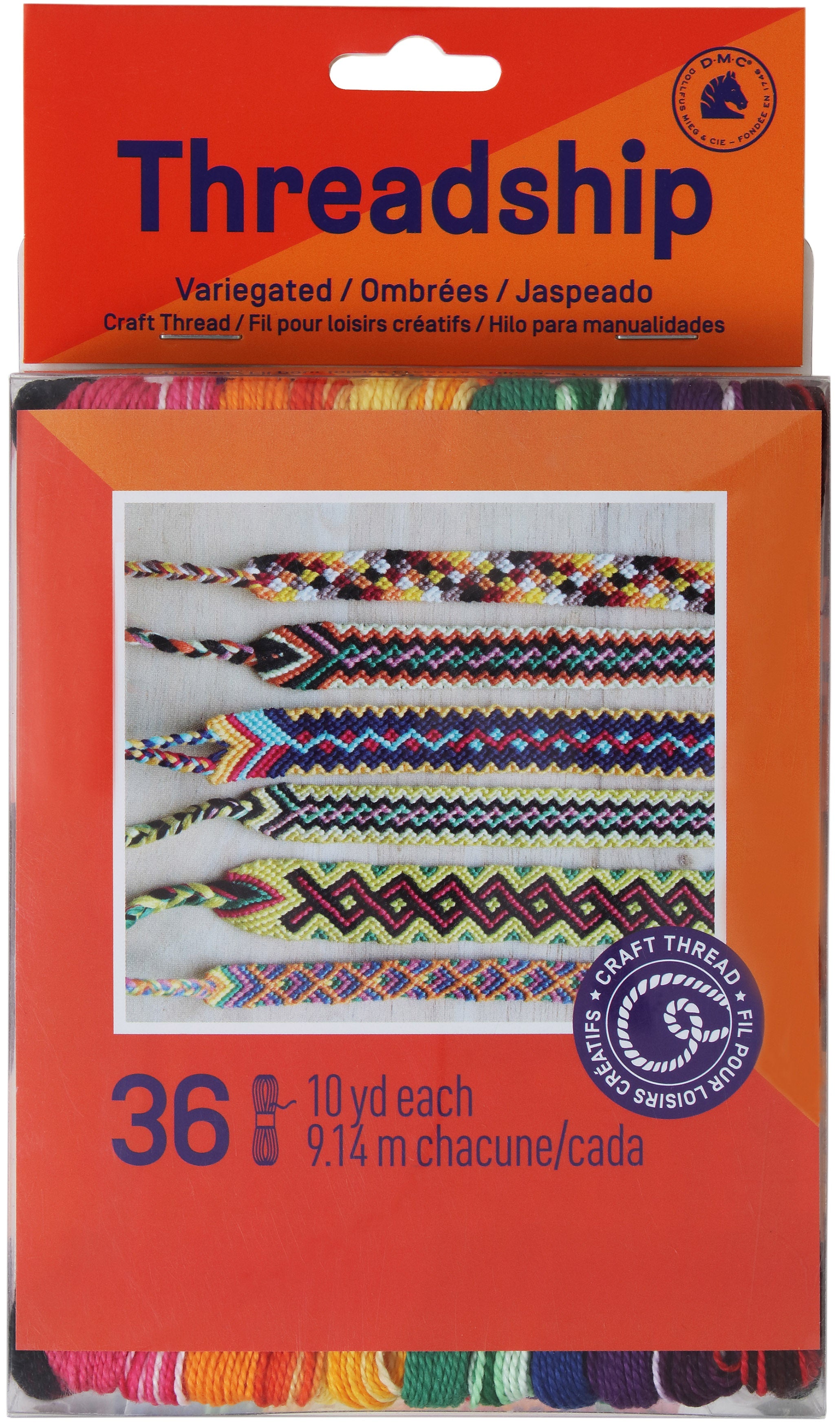 Prism Craft Thread Pack 8.7yd 36/Pkg Game Day