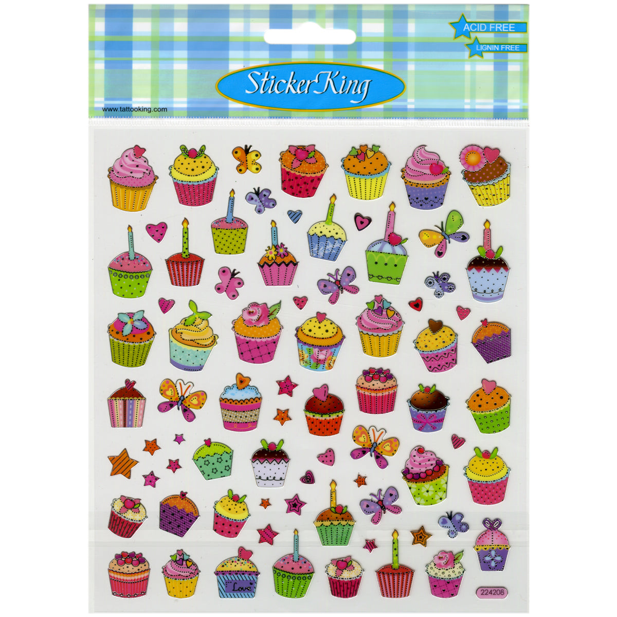 Multicolored Stickers Sweet Time
