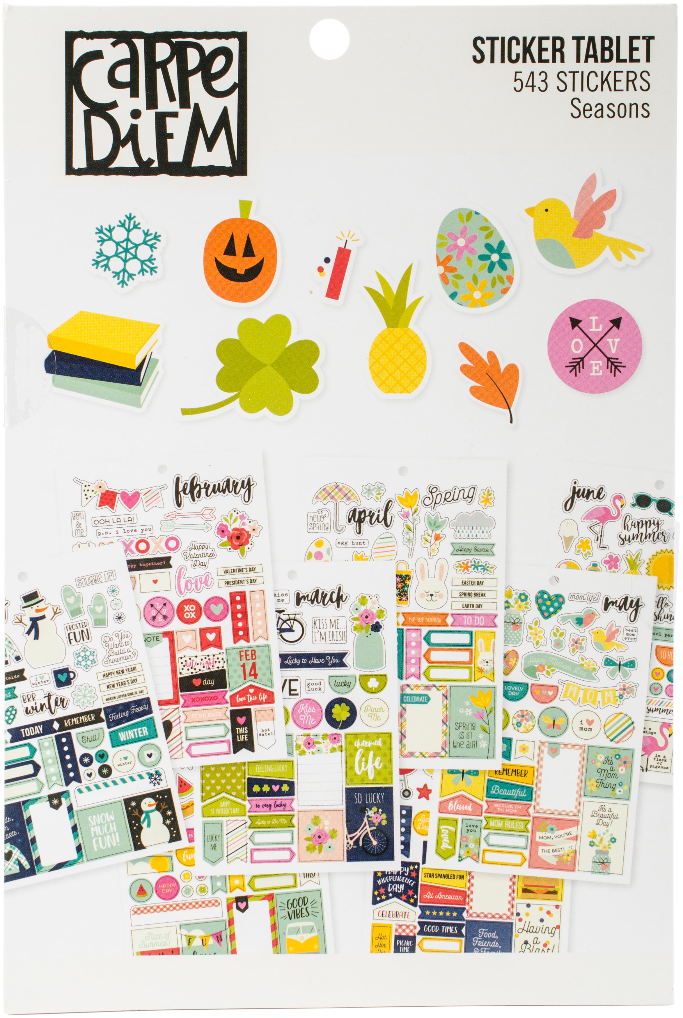 Planner Essentials A5 Stickers 12/Pkg Seasons