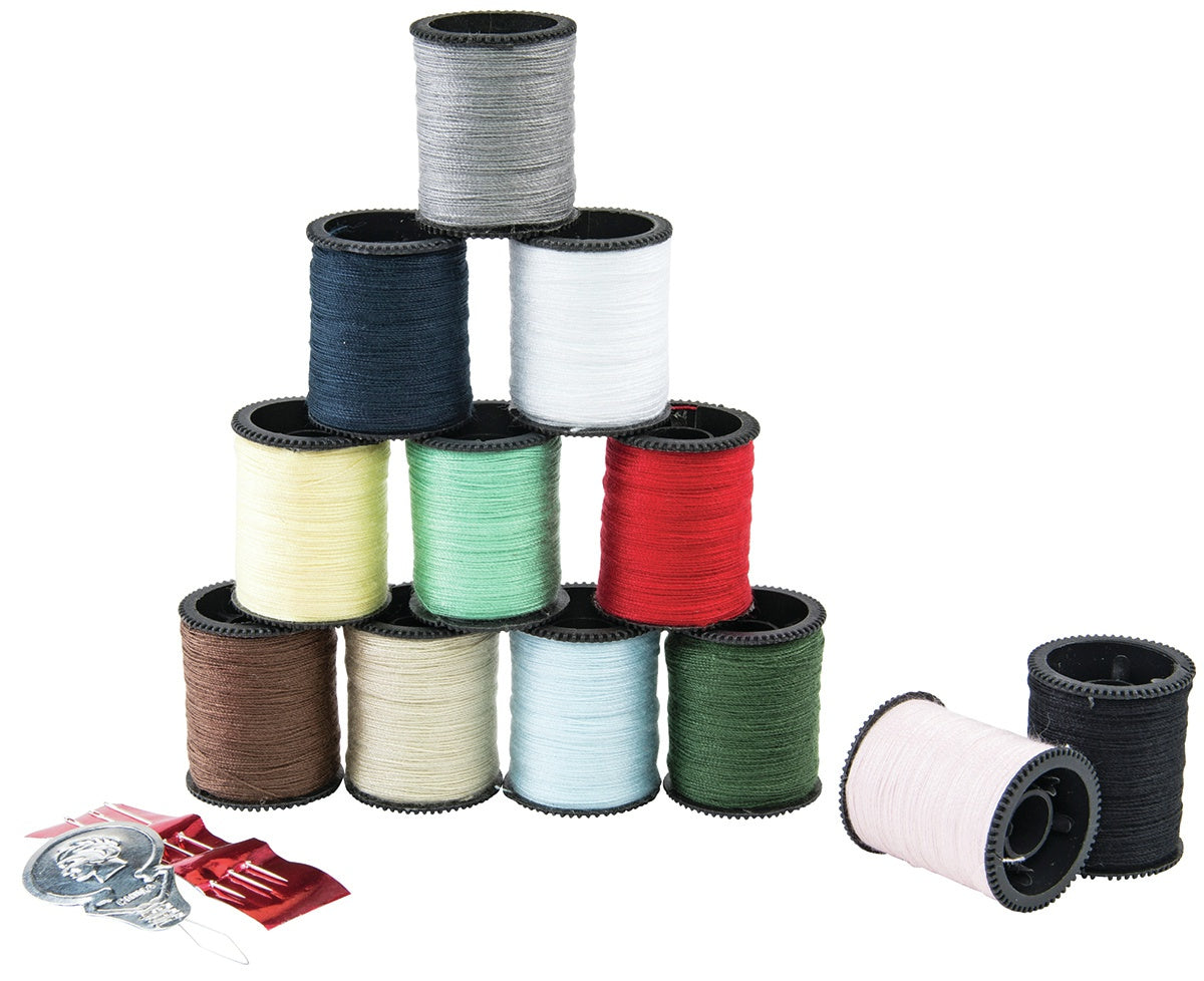 Polyester Thread 25yd 12/Pkg Light & Dark Shades