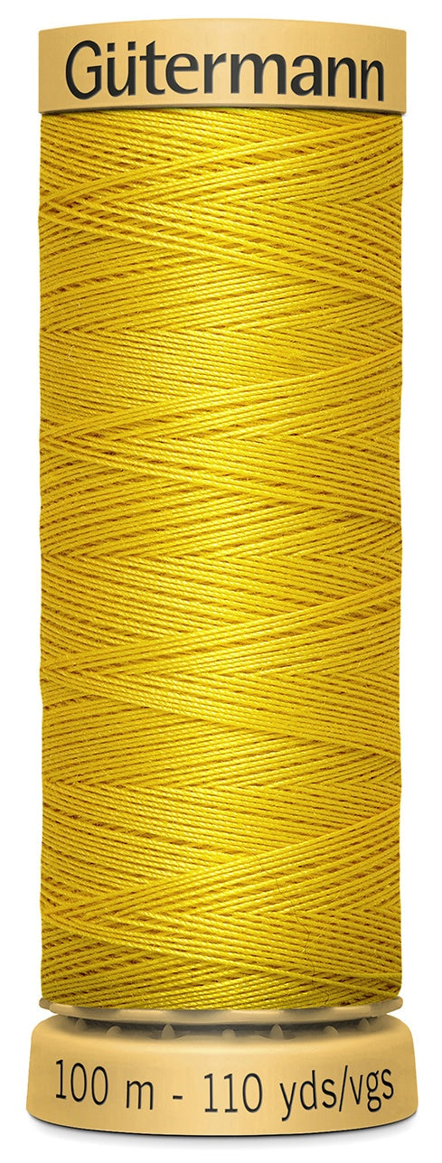 Natural Cotton Thread 110yd Bright Yellow