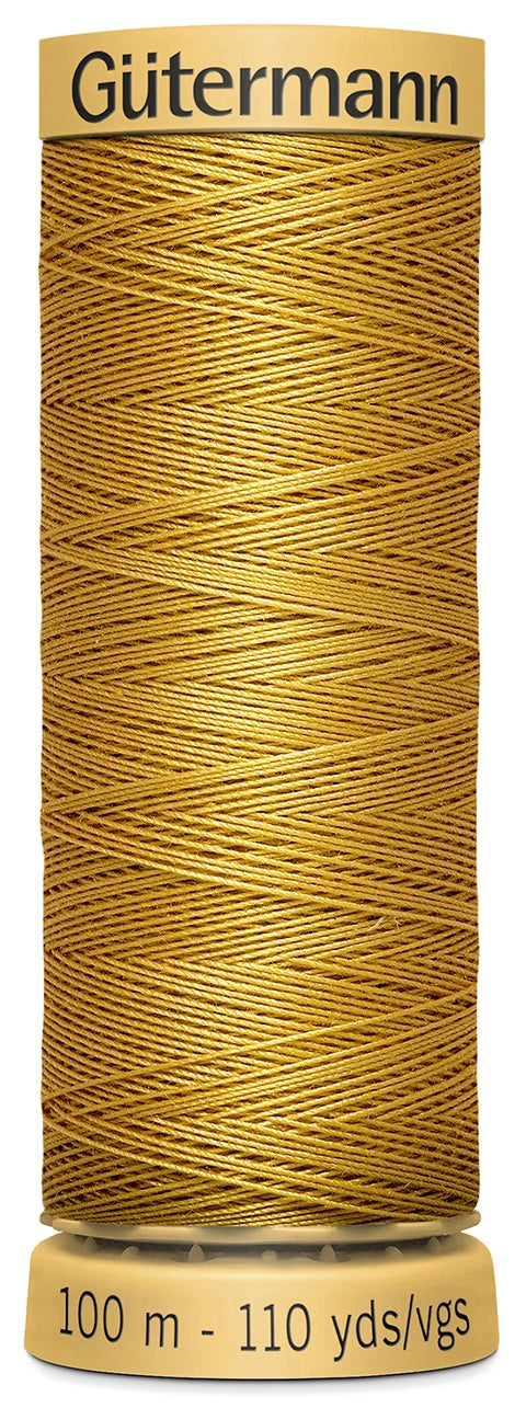 Natural Cotton Thread 110yd Dark Yellow