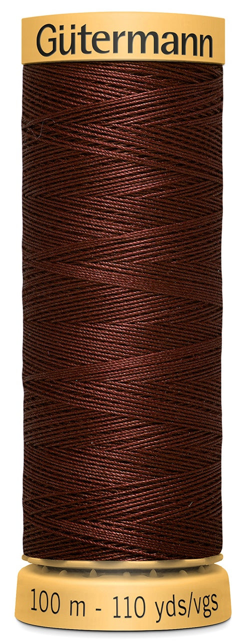 Natural Cotton Thread 110yd Dark Mahogany