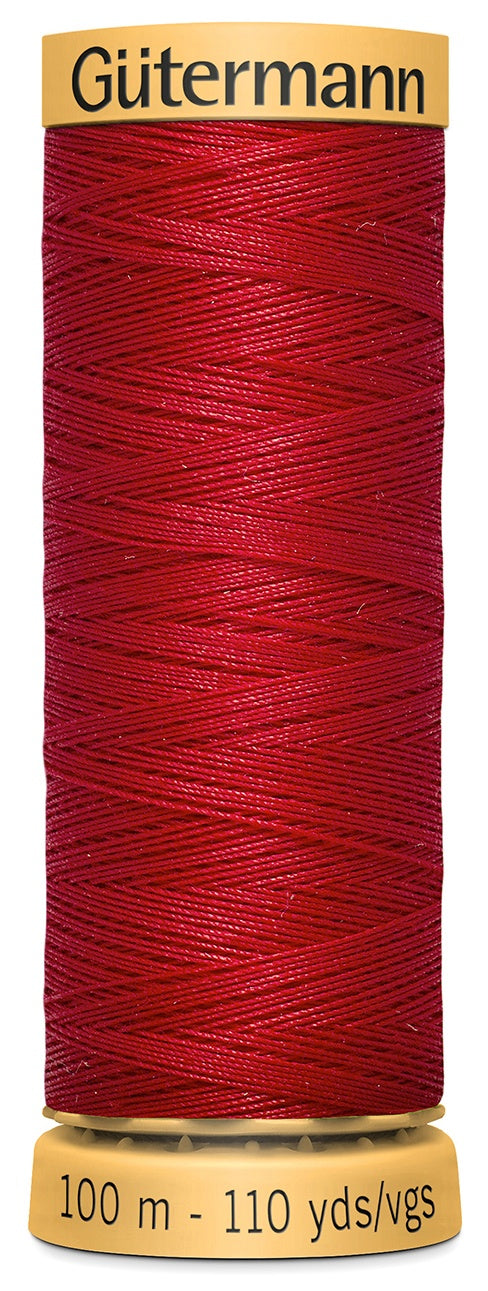 Natural Cotton Thread 110yd Bright Red