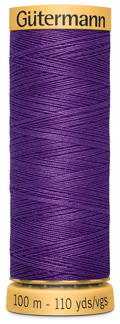Natural Cotton Thread 110yd Bright Purple