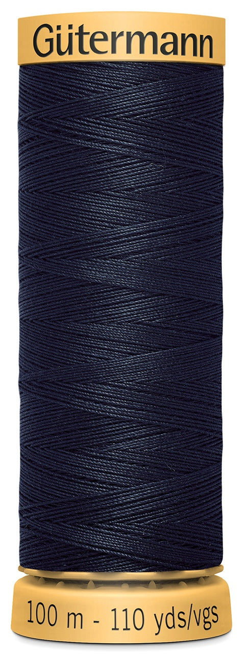 Natural Cotton Thread 110yd Dark Navy
