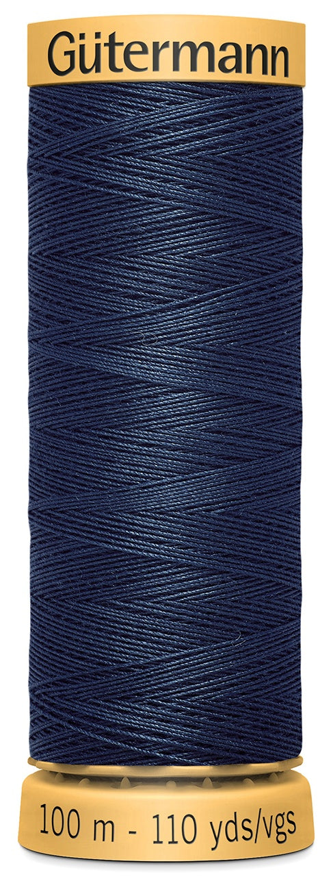 Natural Cotton Thread 110yd English Navy