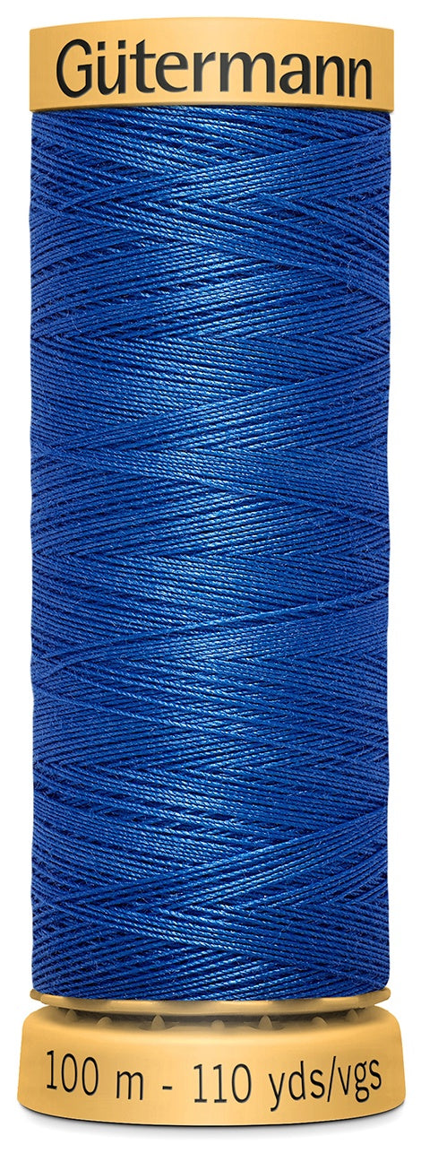 Natural Cotton Thread 110yd Royal Blue