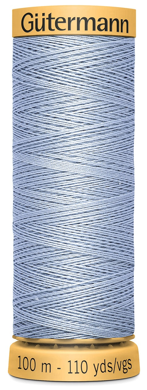 Natural Cotton Thread 110yd Steel Blue