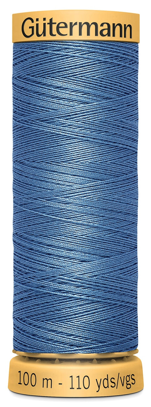 Natural Cotton Thread 110yd Light Blue