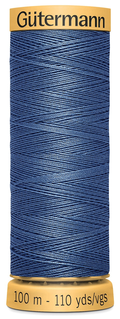Natural Cotton Thread 110yd Dark Sky Blue