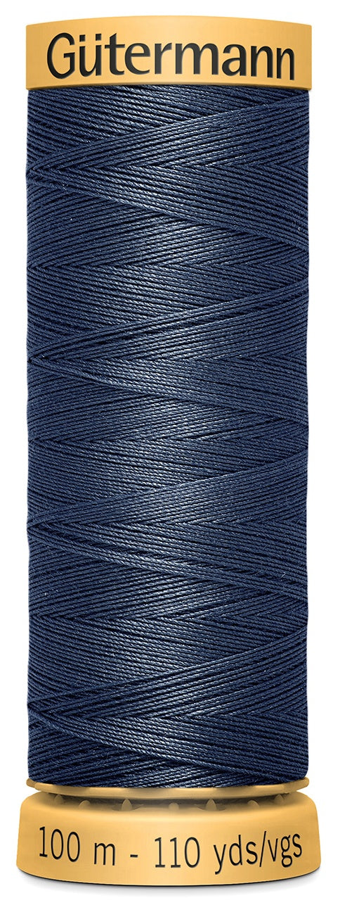 Natural Cotton Thread 110yd Slate Blue