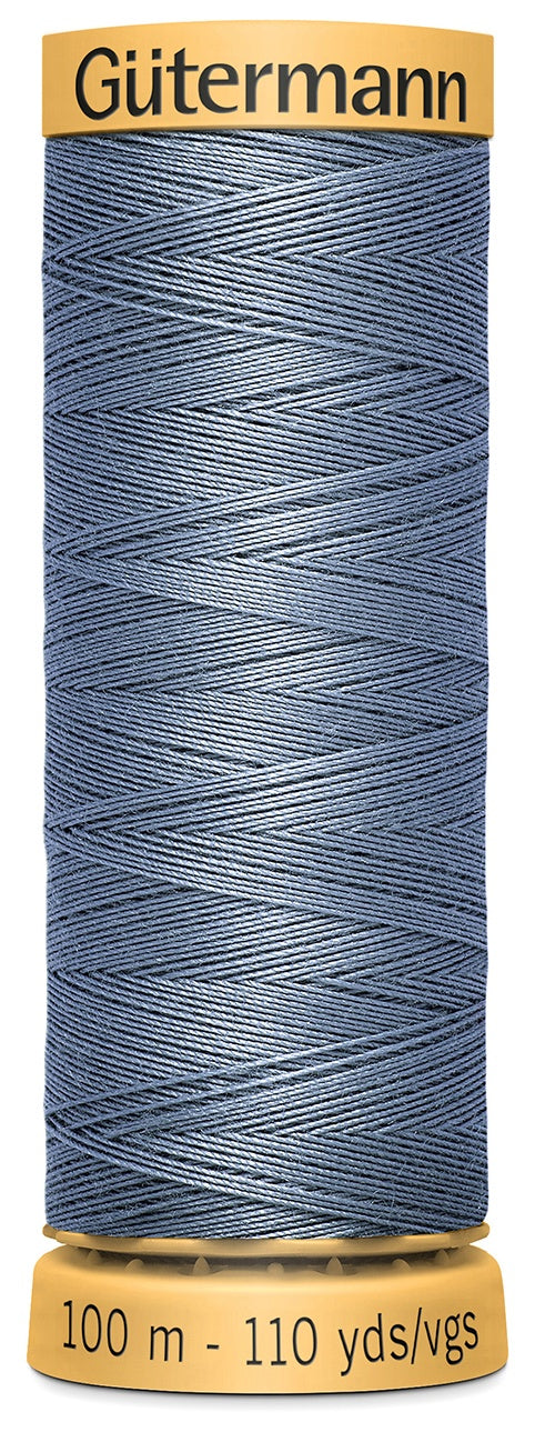 Natural Cotton Thread 110yd Light Slate Blue