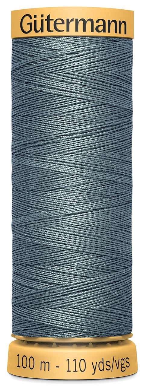 Natural Cotton Thread 110yd Light Slate