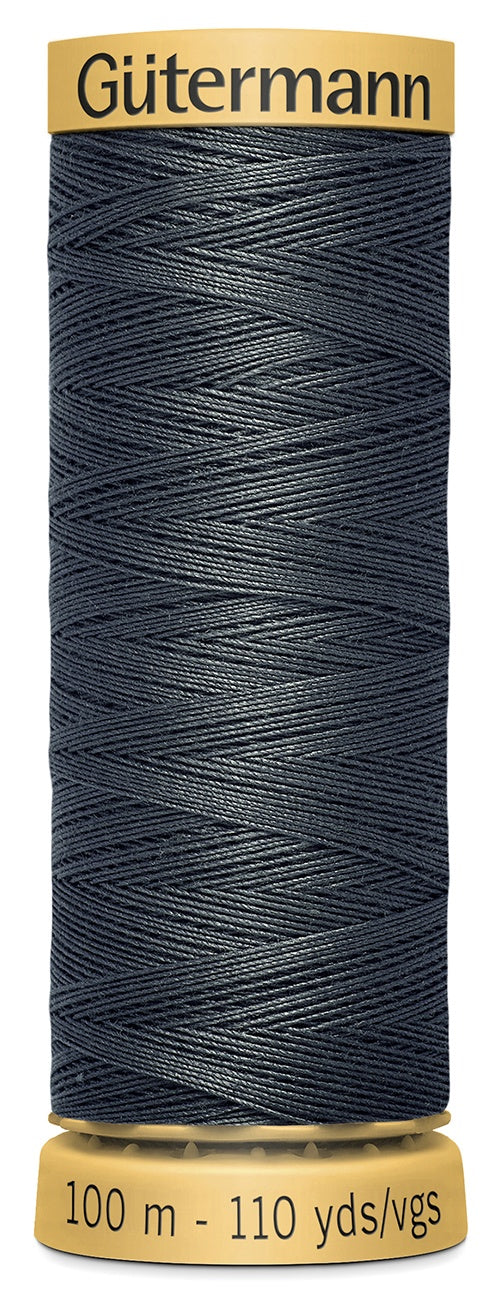 Natural Cotton Thread 110yd Grey