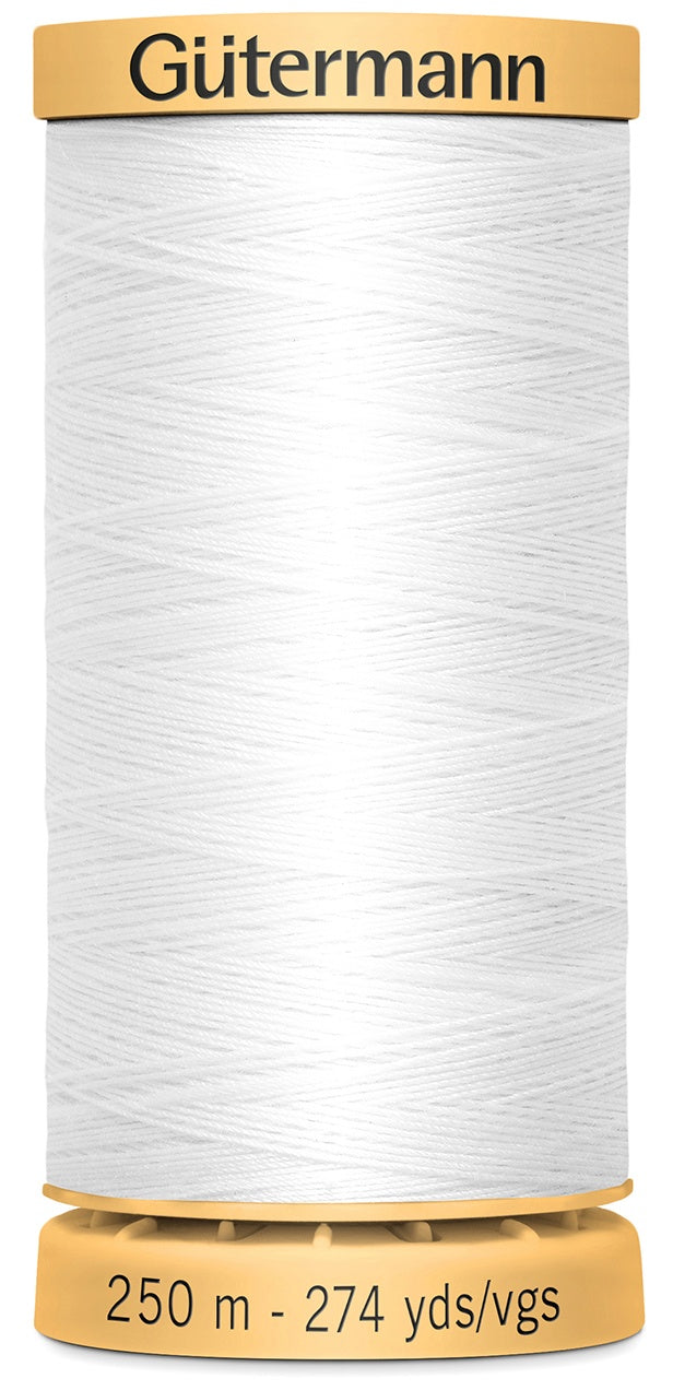 Natural Cotton Thread 273yd White