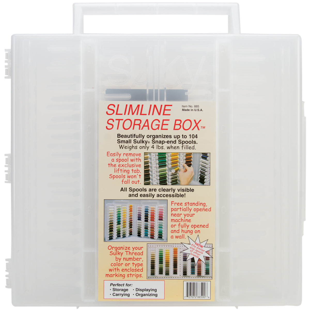 Sulky Slimline Storage Box 13"X13"X2"