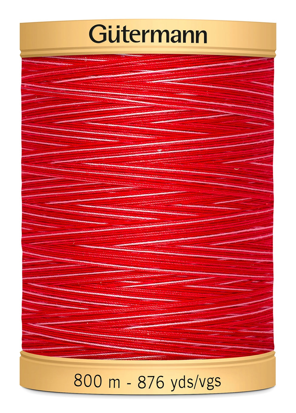 Natural Cotton Thread Variegated 876yd Ruby Red