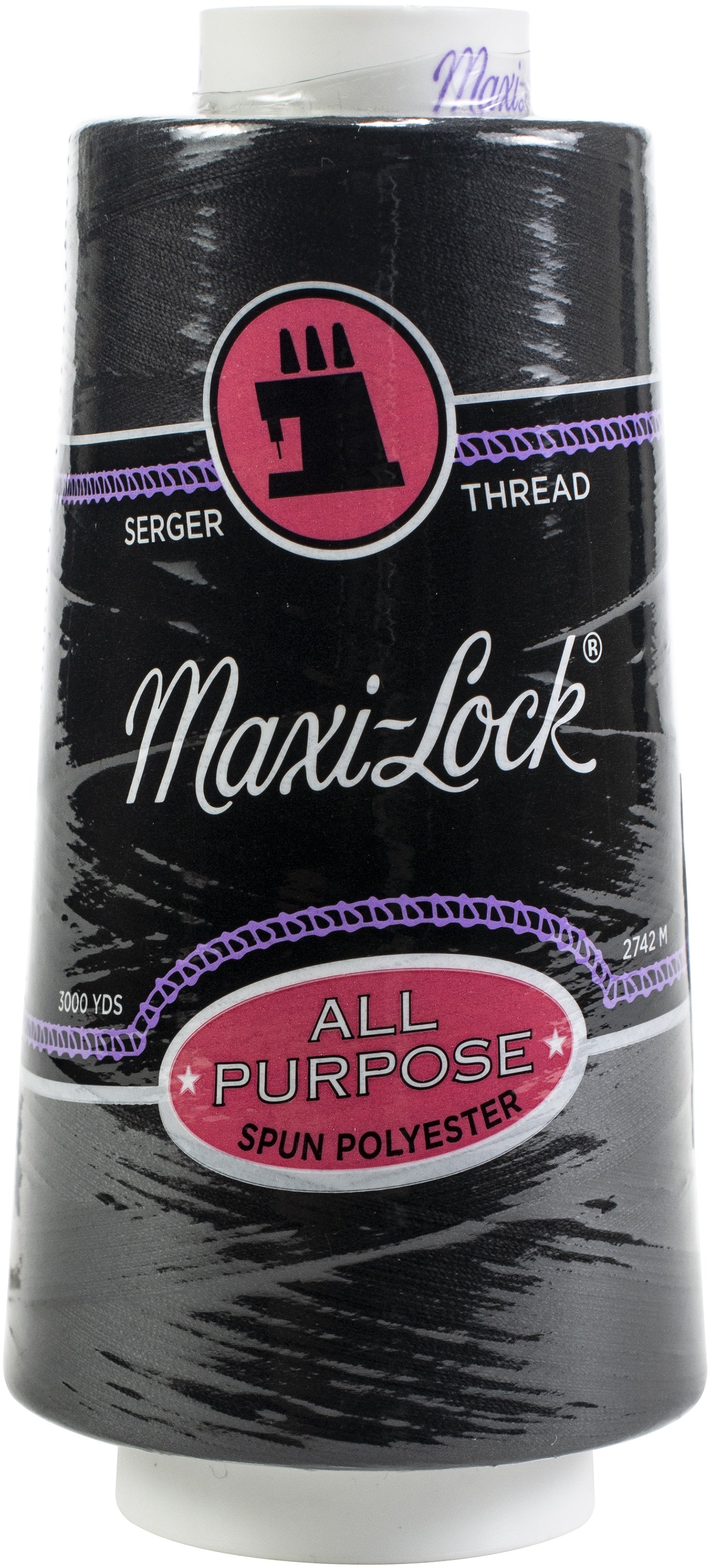 Maxi-Lock Cone Thread 3,000yd Black