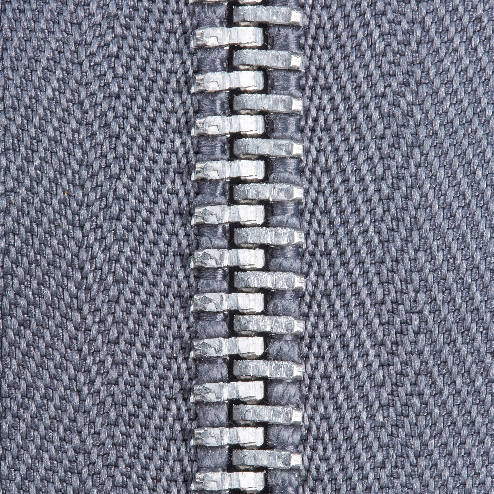 Fashion Metal Aluminum Separating Zipper 24" Slate
