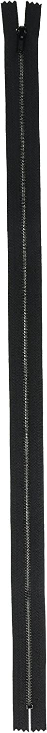 All-Purpose Metal Zipper 22" Black
