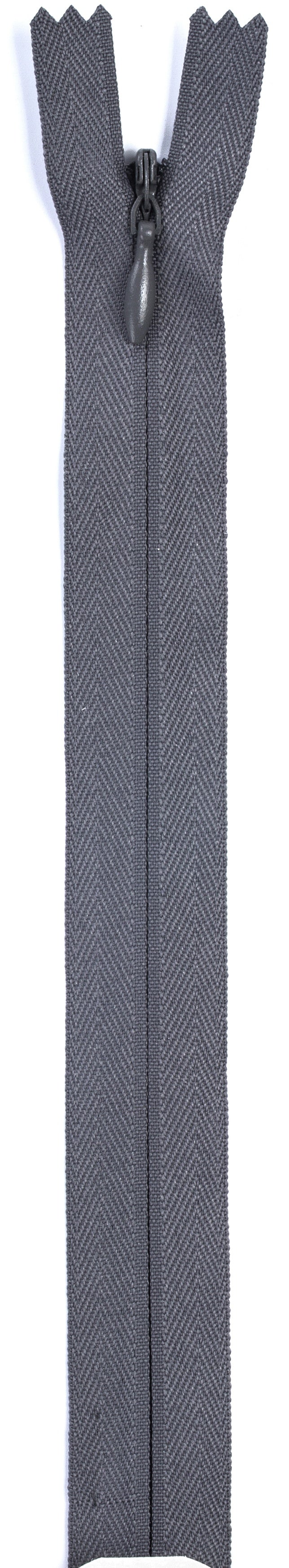 Coats Invisible Zipper 7" To 9"-Slate