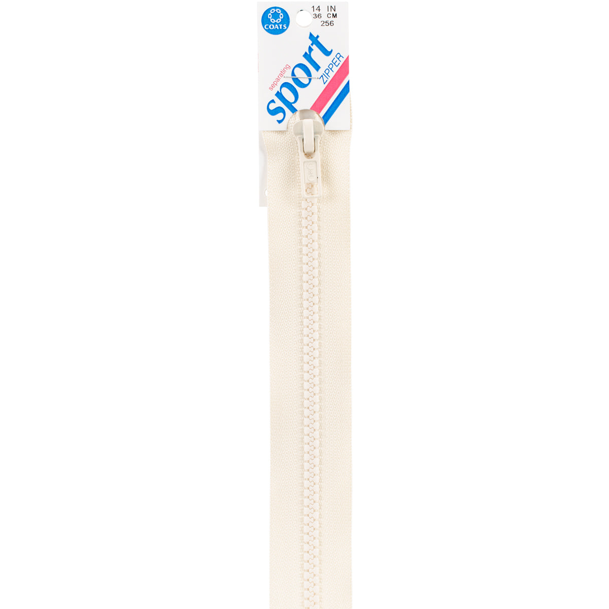 Sport Separating Zipper 14" Natural