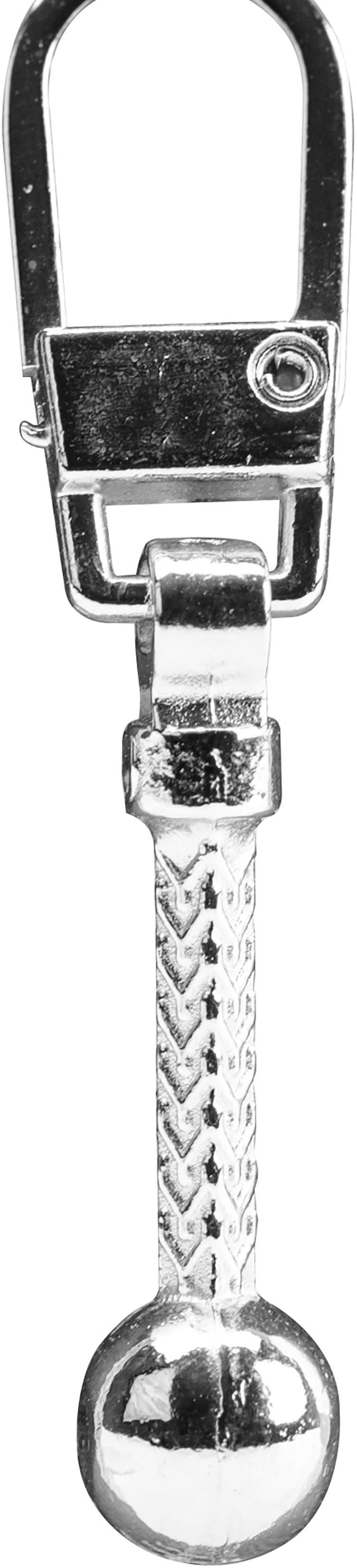 Coats Zipper Pull Silver Ball & Chain