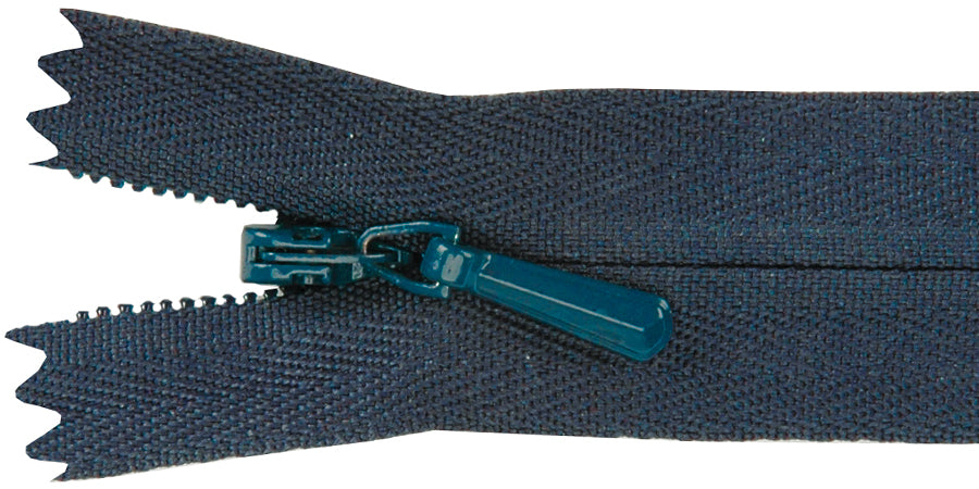 Unique Invisible Zipper 22" Navy