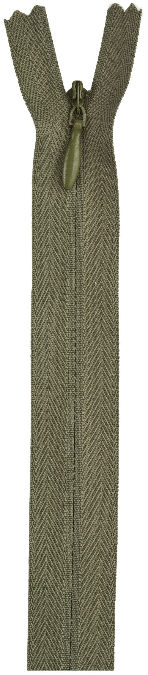 Invisible Zipper 7" To 9" Olive