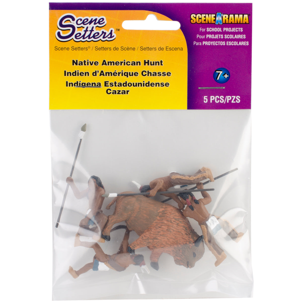 Scene Setters(R) Figurines Native American Hunt 5/Pkg
