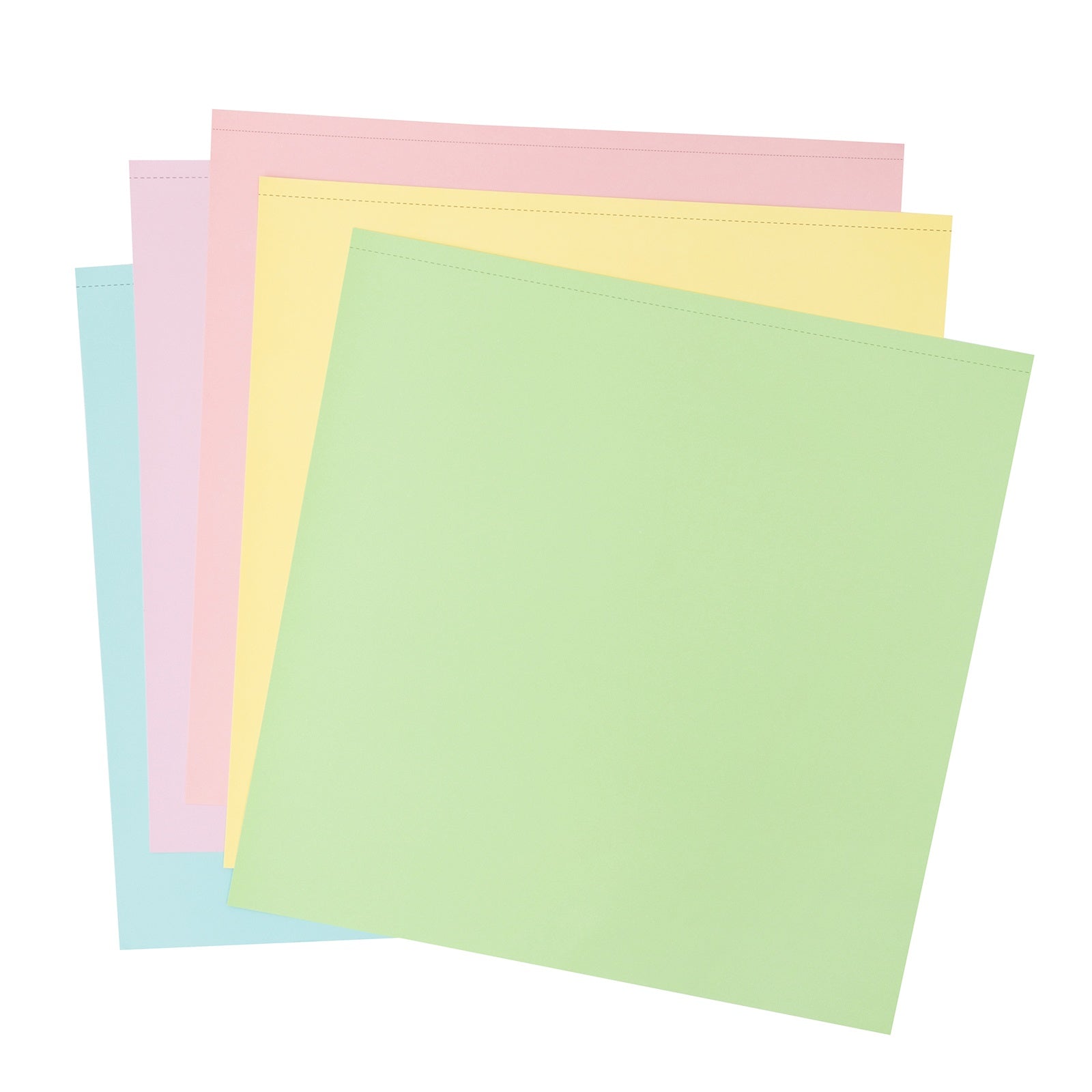 Colorbok 78lb Smooth Cardstock 12"X12" 30/Pkg Pastel, 5 Colors/6 Each