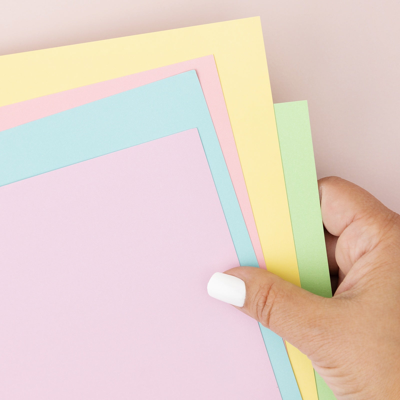 Colorbok 78lb Smooth Cardstock 12"X12" 30/Pkg Pastel, 5 Colors/6 Each