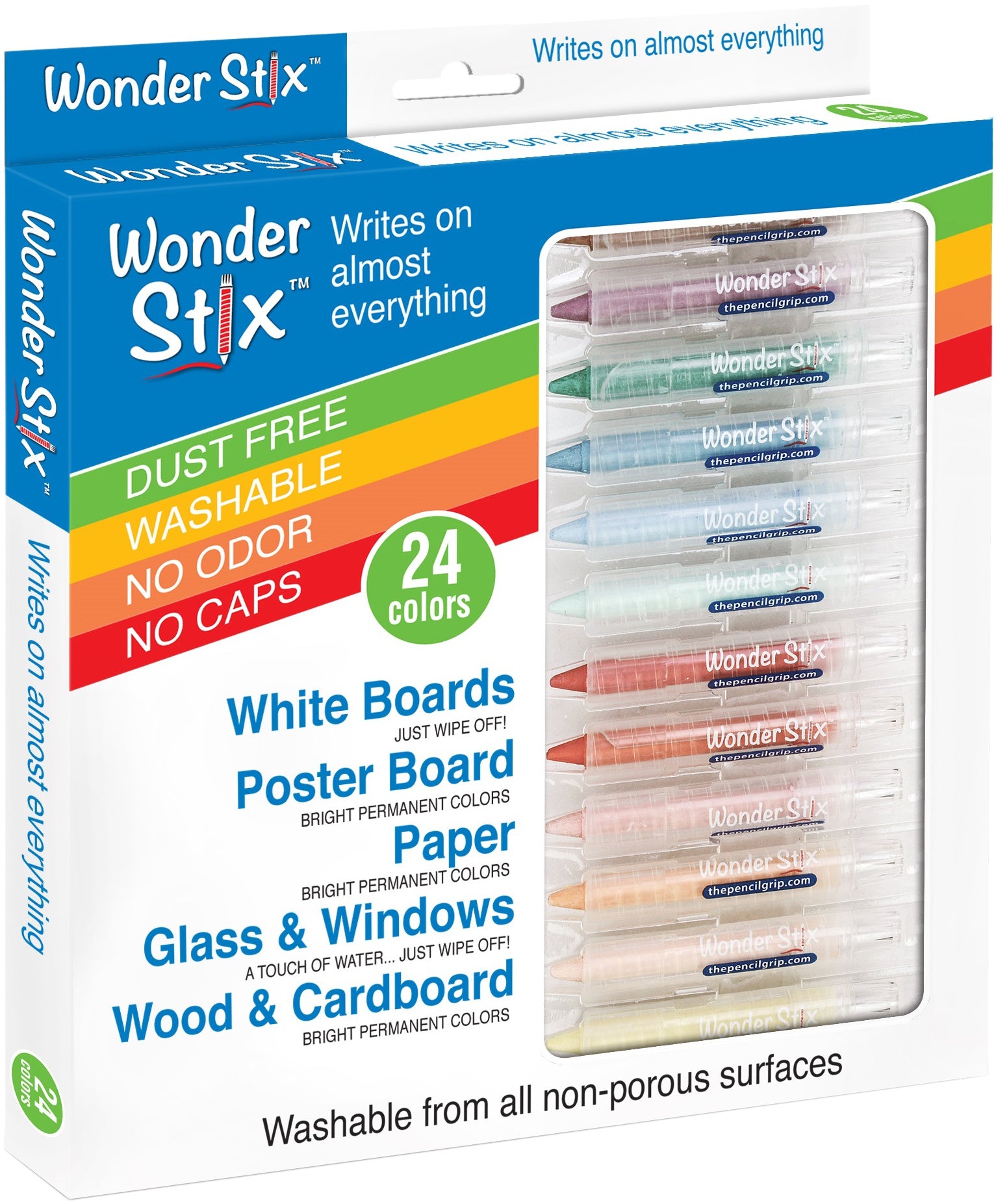 Wonder Stix Crayons 24/Pkg Assorted Colors