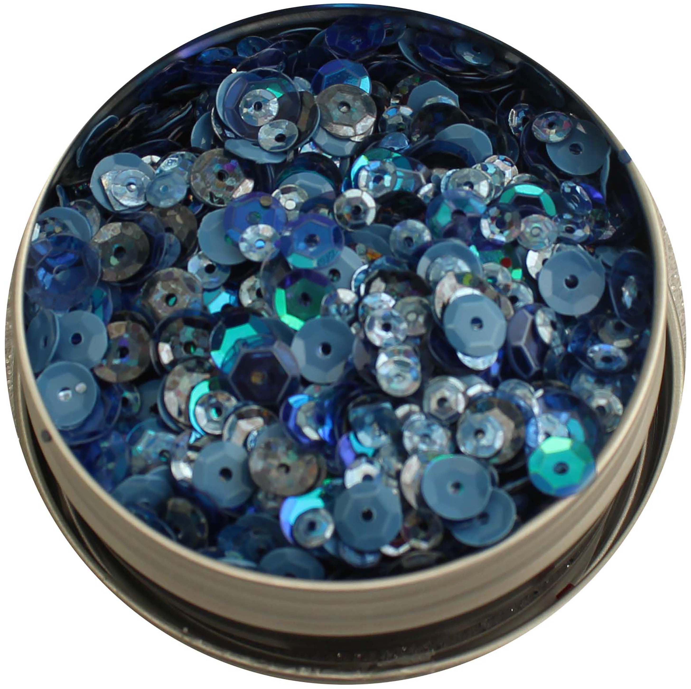 28 Lilac Lane Tin W/Sequins 40g Denim Blues