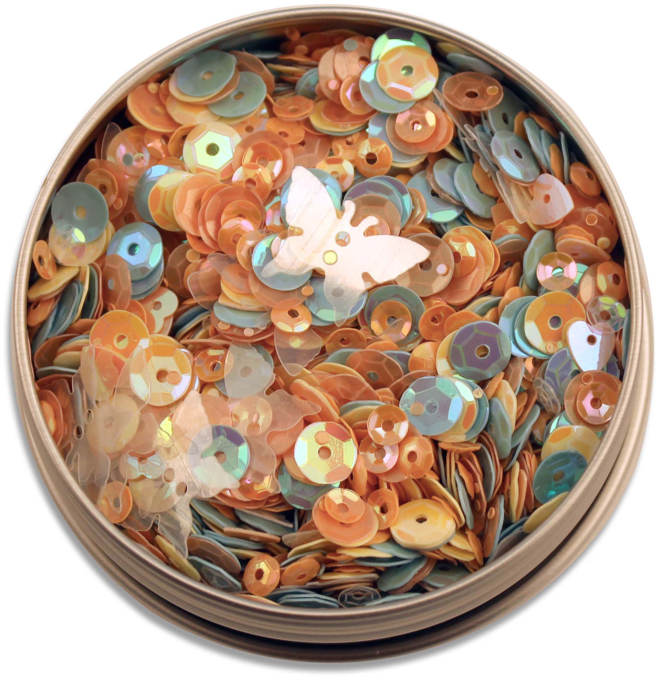 28 Lilac Lane Tin W/Sequins 40g Spring Butterflies