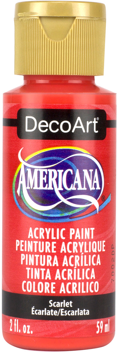 Americana Acrylic Paint 2oz Scarlet