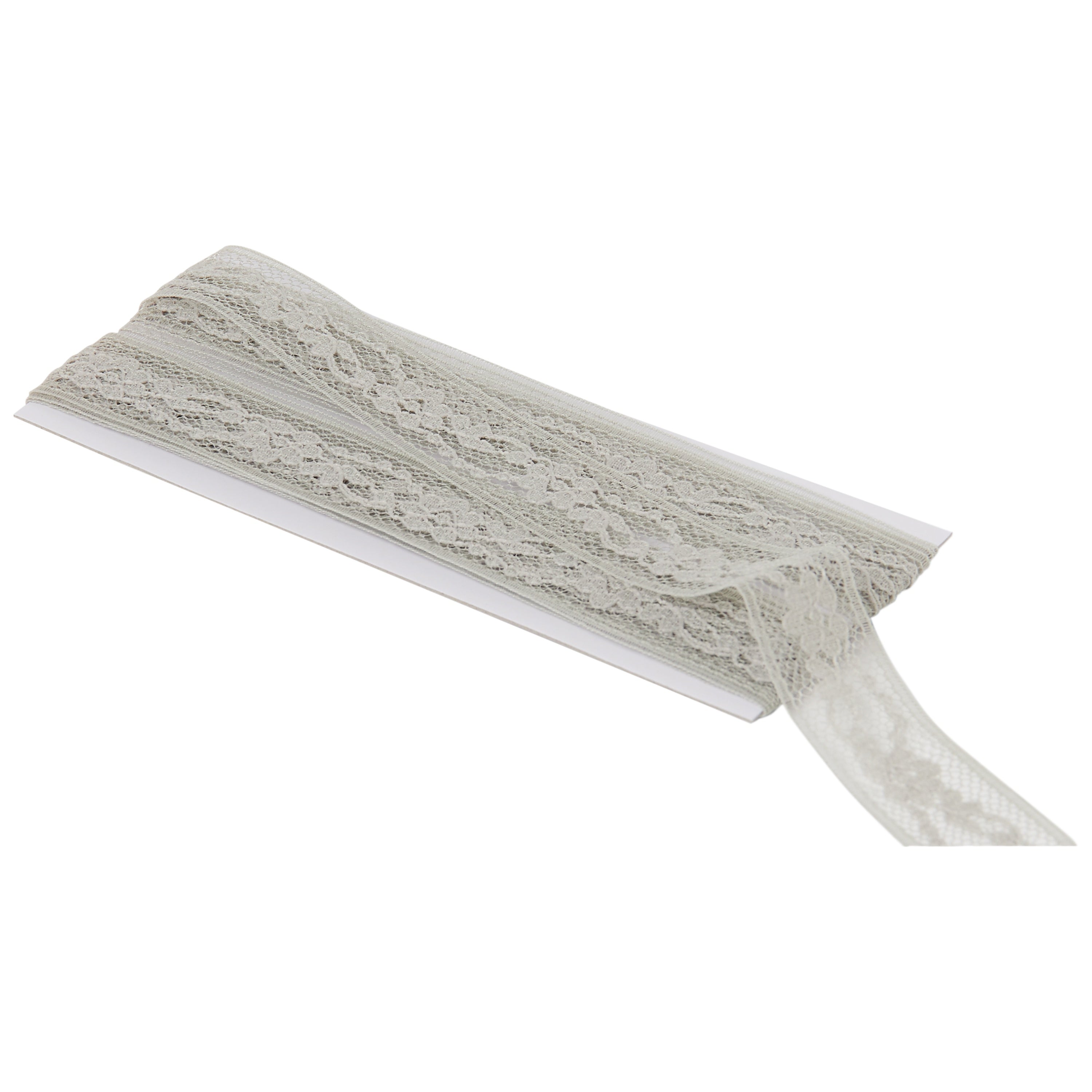 Flexi-Lace Hem Facing 3/4"X3yd Silver